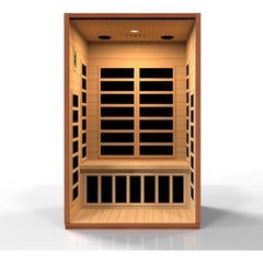 Dynamic Cordoba Elite 2-Person Ultra Low EMF FAR Infrared Sauna (Canadian Hemlock)