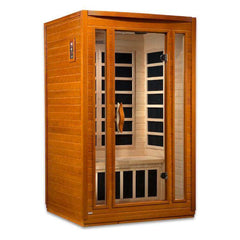 Dynamic San Marino Elite 2-Person Ultra Low EMF FAR Infrared Sauna (Canadian Hemlock)