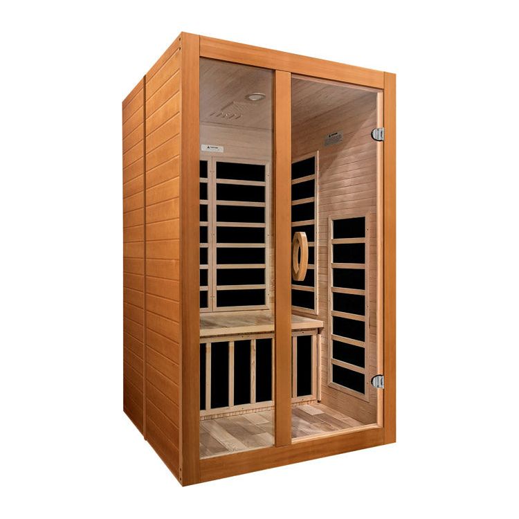 Dynamic Santiago Elite 2-Person Ultra Low EMF FAR Infrared Sauna (Canadian Hemlock)