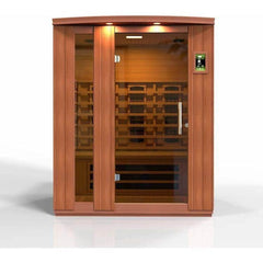 Dynamic Lugano 3-Person Full Spectrum Near Zero EMF FAR Infrared Sauna (Canadian Hemlock)