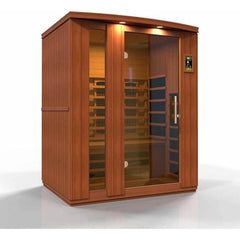 Dynamic Lugano 3-Person Full Spectrum Near Zero EMF FAR Infrared Sauna (Canadian Hemlock)