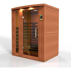 Dynamic Lugano 3-Person Full Spectrum Near Zero EMF FAR Infrared Sauna (Canadian Hemlock)