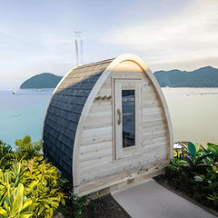 Dundalk Leisurecraft Canadian Timber 2 to 4 Person MiniPOD Sauna | CTC77MW