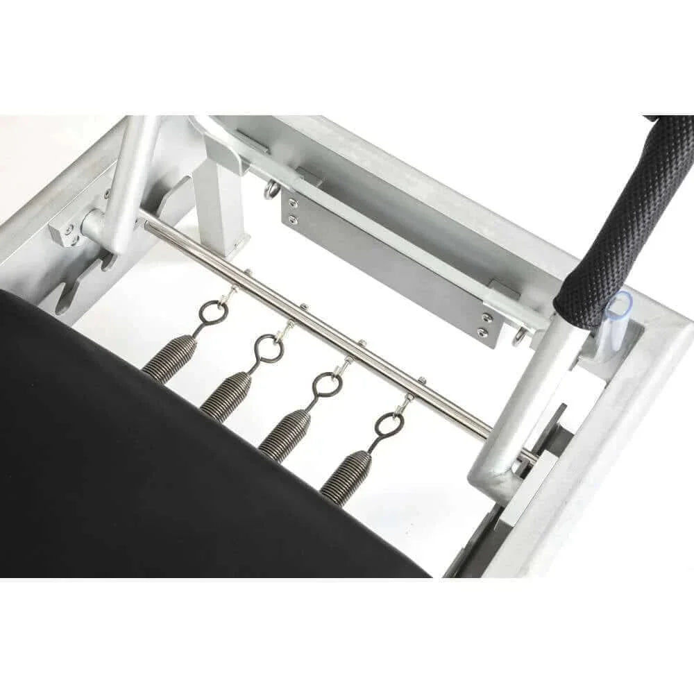 Black Elina Pilates Classic Aluminium Reformer Machine by Elina Pilates sold by Pilates Matters® by BSP LLC