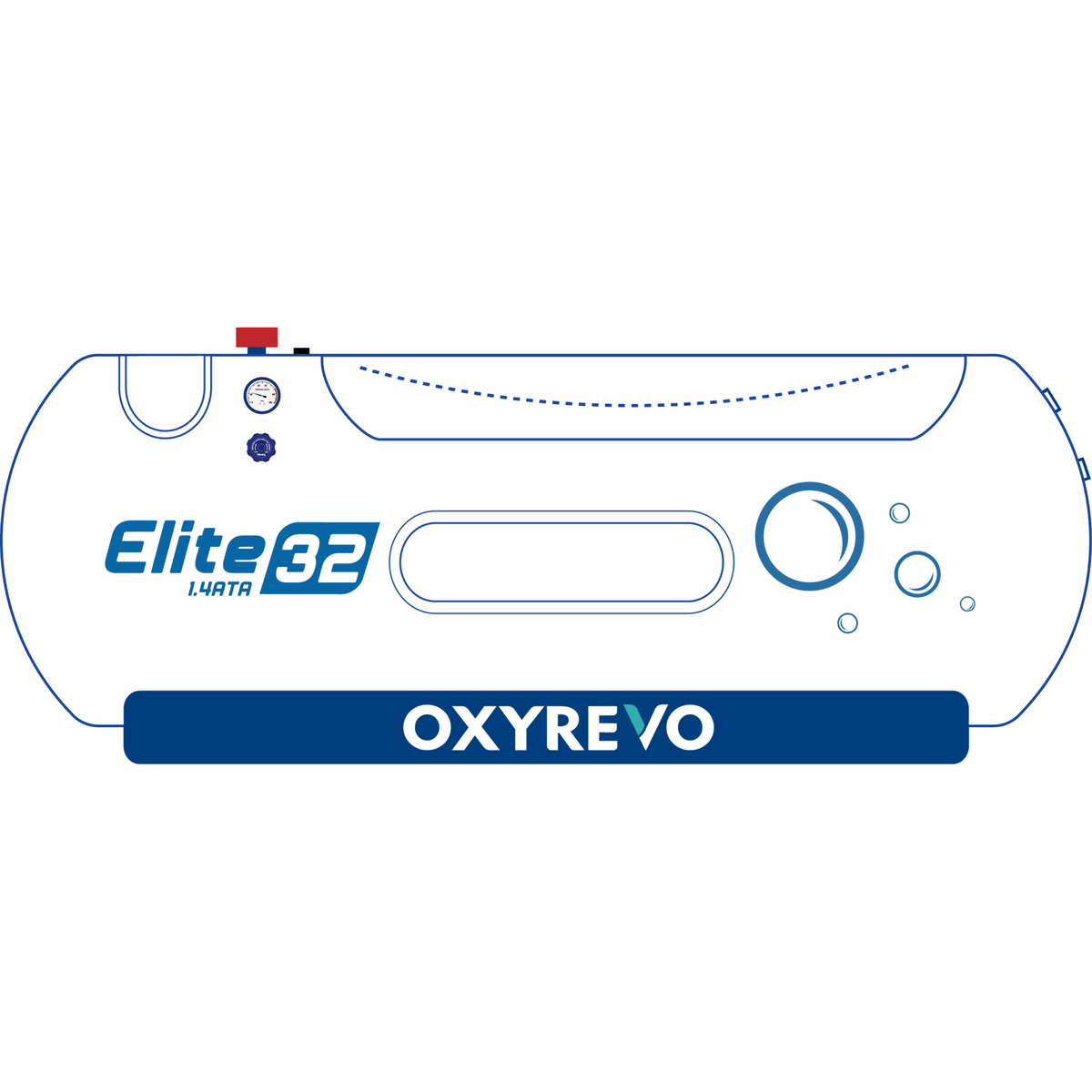 OxyRevo Elite 36 1.4 ATA Portable Lying Hyperbaric Chamber, view 12, RecovAthlete