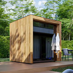 Fortis Sauna Cabin 3–4 Person Pre-assembled | ThermaSol