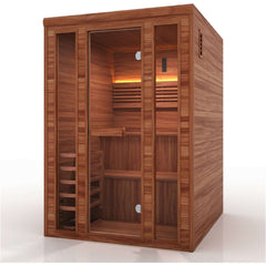 Golden Designs Engelberg 6-Person Traditional Steam Sauna | GDI-7030-01