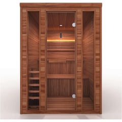 Golden Designs Engelberg 6-Person Traditional Steam Sauna | GDI-7030-01