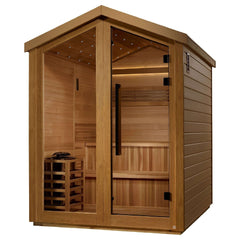 Golden Designs Kaarina 6-Person Red Cedar Outdoor Traditional Sauna Kit | GDI-8506-01