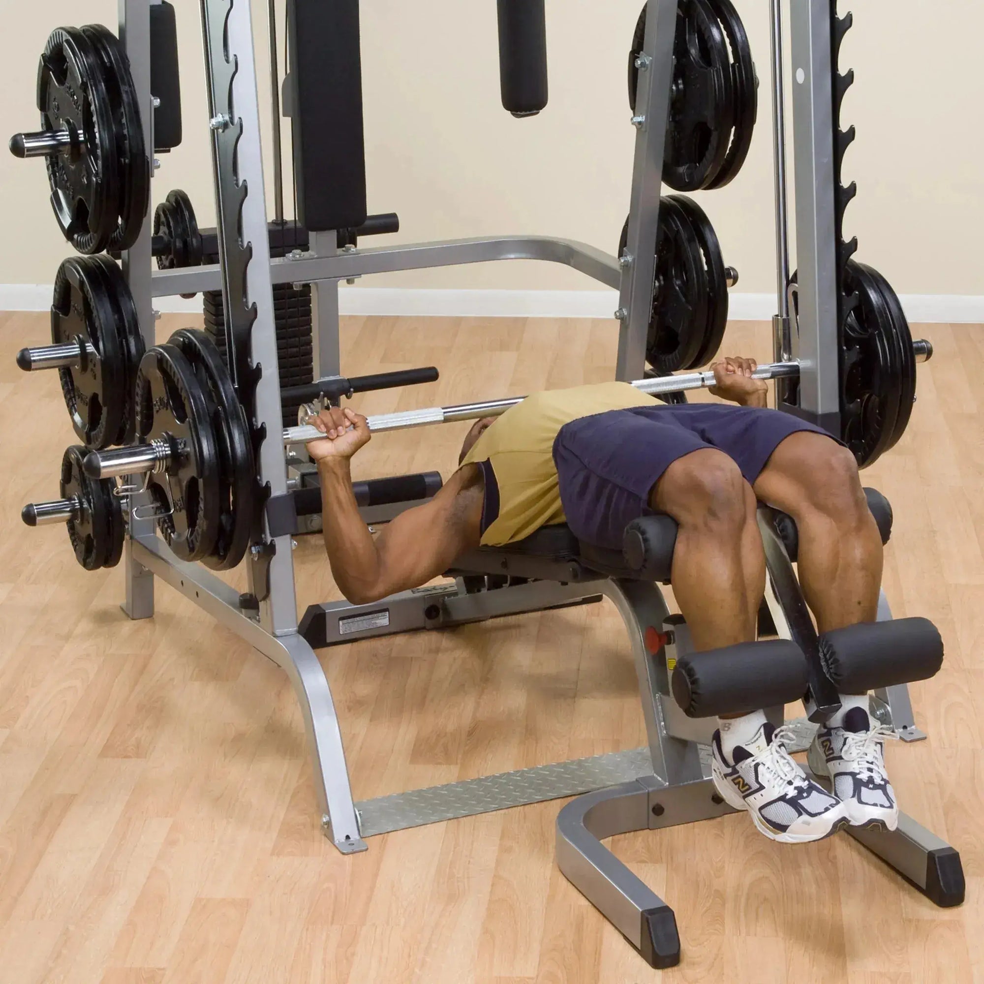 Body Solid GS348QP4 Series 7 Smith Gym, view 39, RecovAthlete