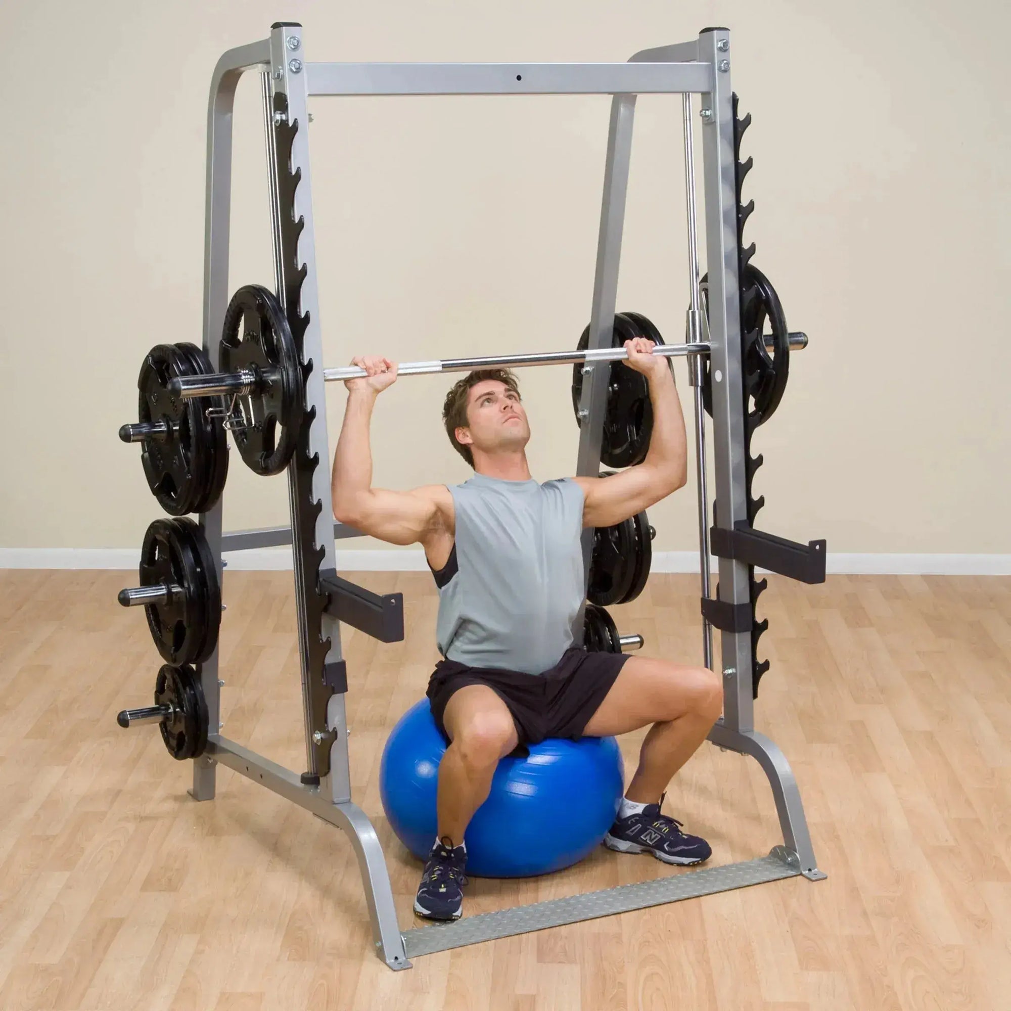 Body Solid GS348QP4 Series 7 Smith Gym, view 36, RecovAthlete