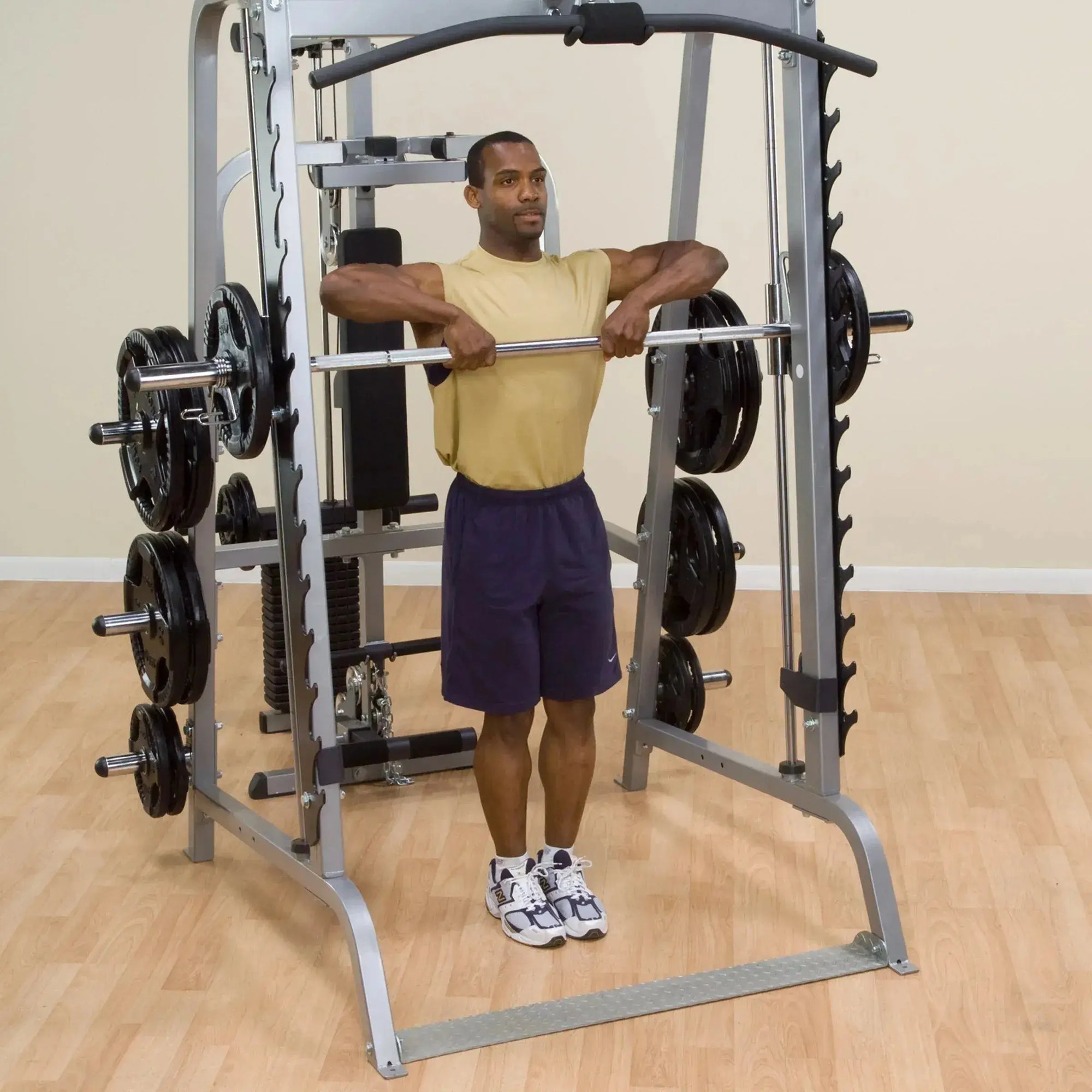 Body Solid GS348QP4 Series 7 Smith Gym, view 37, RecovAthlete