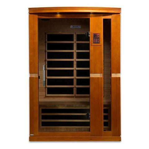 Dynamic Vittoria 2-Person Low EMF FAR Infrared Sauna (Canadian Hemlock)