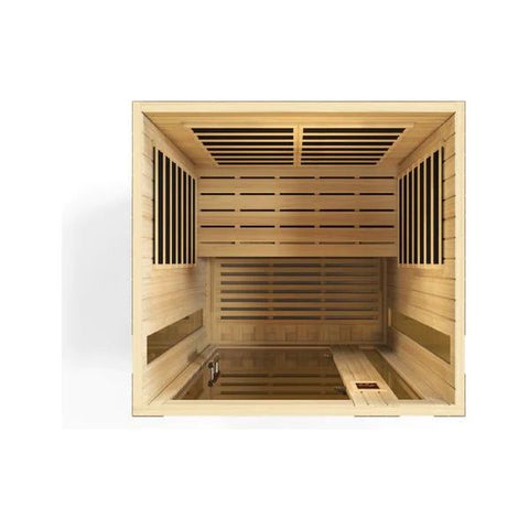 Dynamic Vittoria 2-Person Low EMF FAR Infrared Sauna (Canadian Hemlock)