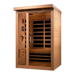 Dynamic Llumeneres 2-Person Ultra Low EMF FAR Infrared Sauna DYN-6215-02 (Canadian Hemlock)