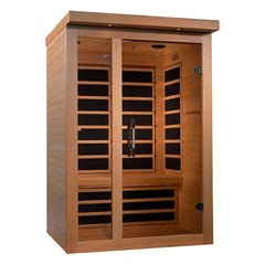 Dynamic Llumeneres 2-Person Ultra Low EMF FAR Infrared Sauna DYN-6215-02 (Canadian Hemlock)