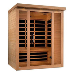 Dynamic Vila 3-Person Ultra Low EMF FAR Infrared Sauna (Canadian Hemlock)