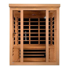 Dynamic Vila 3-Person Ultra Low EMF FAR Infrared Sauna (Canadian Hemlock)