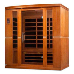 Dynamic Bergamo 4-Person Low EMF FAR Infrared Sauna (Canadian Hemlock)