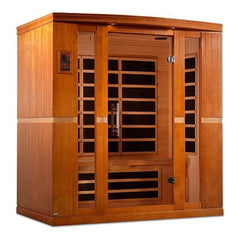 Dynamic Bergamo 4-Person Low EMF FAR Infrared Sauna (Canadian Hemlock)