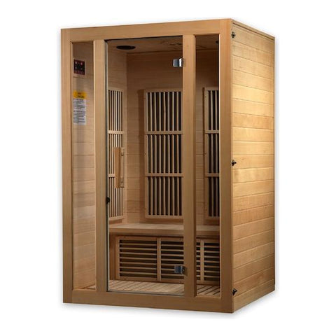 Maxxus Seattle 2-Person Low EMF FAR Infrared Sauna (Canadian Hemlock)