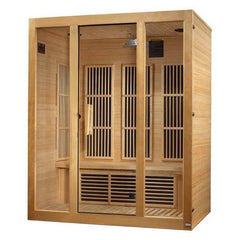 Maxxus Bellevue 3-Person Low EMF FAR Infrared Sauna (Canadian Hemlock)