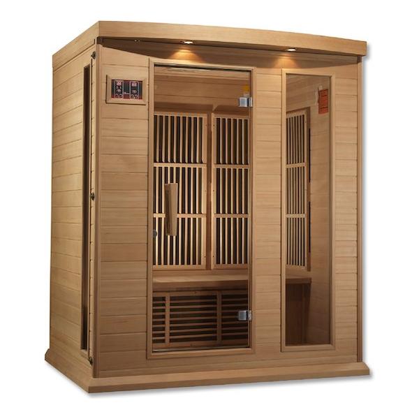 Maxxus 3-Person Low EMF FAR Infrared Sauna (Canadian Hemlock)