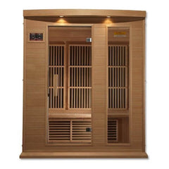 Maxxus 3-Person Low EMF FAR Infrared Sauna (Canadian Hemlock)