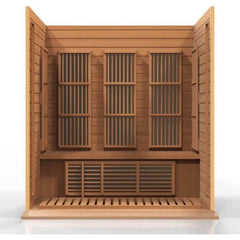 Maxxus 3-Person Low EMF FAR Infrared Sauna (Canadian Red Cedar)