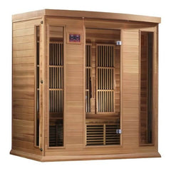 Maxxus 4-Person Low EMF FAR Infrared Sauna (Canadian Red Cedar)