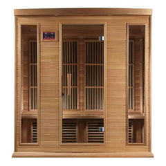 Maxxus 4-Person Low EMF FAR Infrared Sauna (Canadian Red Cedar)