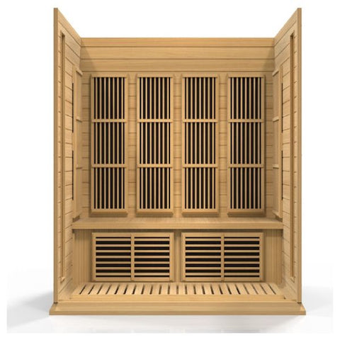 Maxxus 4-Person Low EMF FAR Infrared Sauna (Canadian Hemlock)