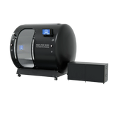 Macy-Pan HE5000 Hyperbaric Oxygen Therapy Chamber for 5 people with sliding door and control unit.