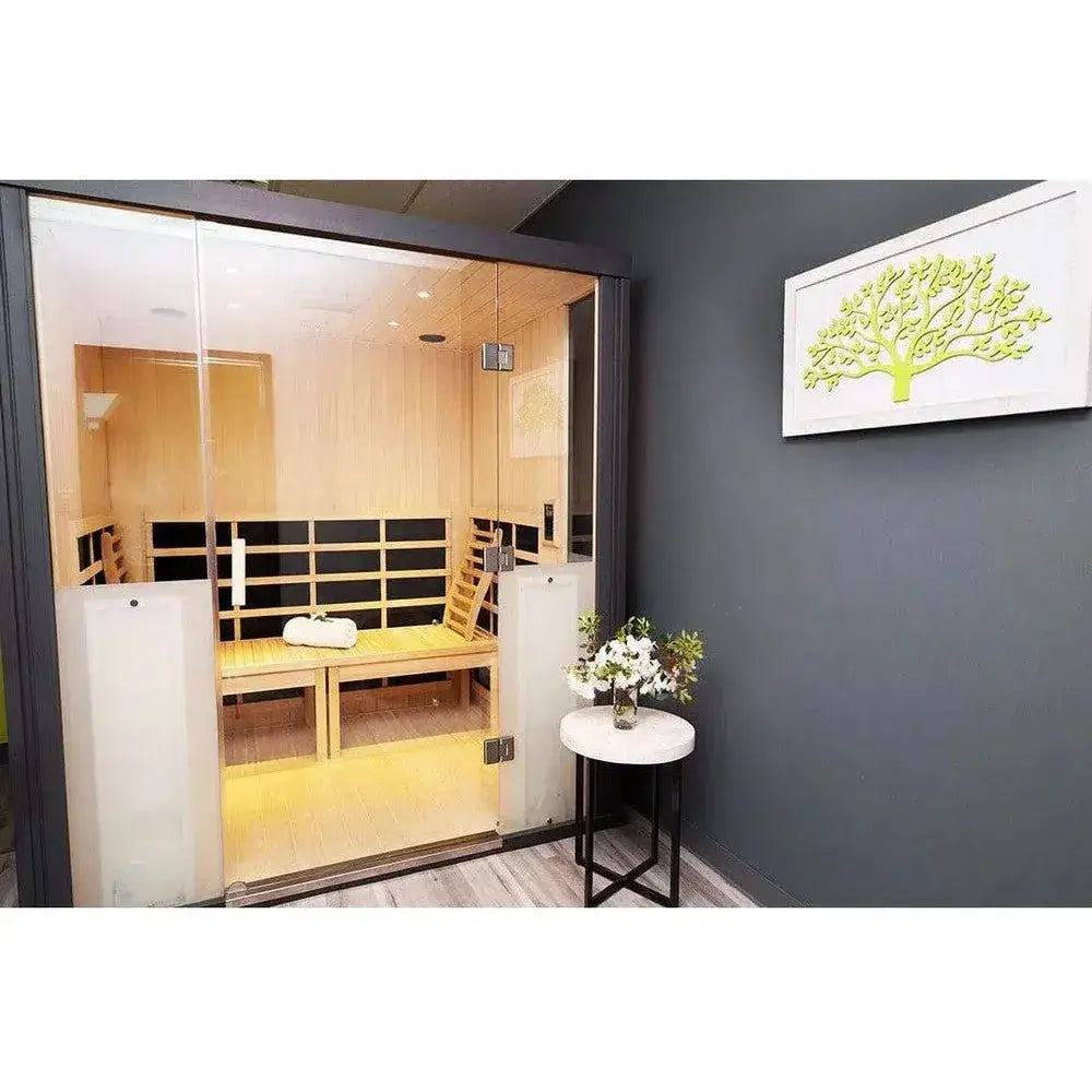 HaloSauna™ (Formerly HaloIR) Salt Sauna Detox Sauna Salt Room in room setting