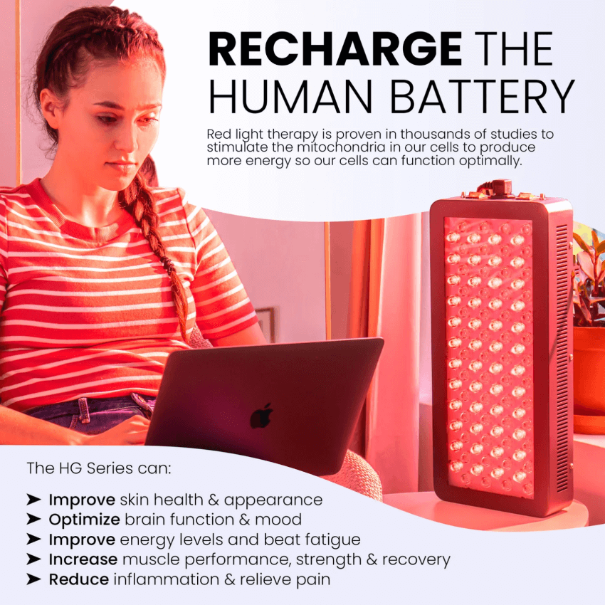 HG300 Red Light Therapy Panel, view 7, RecovAthlete