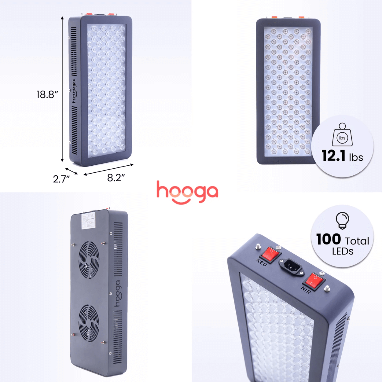 HG500 Red Light Therapy Panel, view 7, RecovAthlete