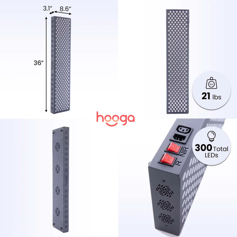 Hooga PRO 1500 Red Light Therapy Panel