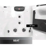 Canadian Spa Company Ottawa 5-person 38-Jet Spa With Waterfall KH-10140