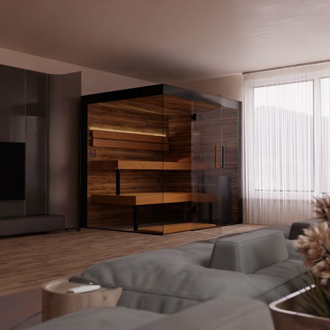 Lumaria Indoor Sauna Cabin – Medium | ThermaSol