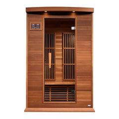 Maxxus 2-Person Near Zero EMF FAR Infrared Sauna (Canadian Red Cedar)