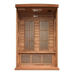 Maxxus 2-Person Near Zero EMF FAR Infrared Sauna (Canadian Red Cedar)