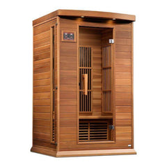 Maxxus 2-Person Near Zero EMF FAR Infrared Sauna (Canadian Red Cedar)