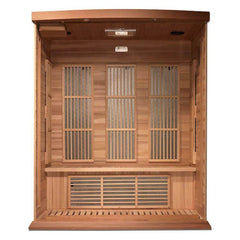 Maxxus "Montilemar Edition" 3-Person Near Zero EMF FAR Infrared Sauna (Canadian Red Cedar)