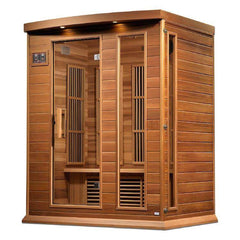 Maxxus "Montilemar Edition" 3-Person Near Zero EMF FAR Infrared Sauna (Canadian Red Cedar)