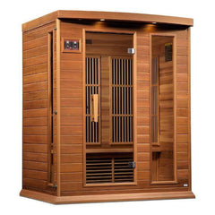 Maxxus "Montilemar Edition" 3-Person Near Zero EMF FAR Infrared Sauna (Canadian Red Cedar)