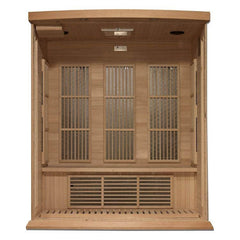 Maxxus 3-Person Near Zero EMF FAR Infrared Sauna (Canadian Hemlock)