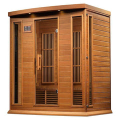 Maxxus 4-Person Near Zero EMF FAR Infrared Sauna (Canadian Red Cedar)