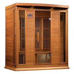 Maxxus 4-Person Near Zero EMF FAR Infrared Sauna (Canadian Red Cedar)