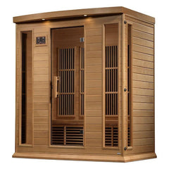 Maxxus 4-Person Near Zero EMF FAR Infrared Sauna (Canadian Hemlock)