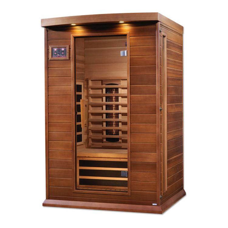 Maxxus 2-Person Full Spectrum Near Zero EMF (Under 2MG) FAR Infrared Sauna (Canadian Red Cedar)